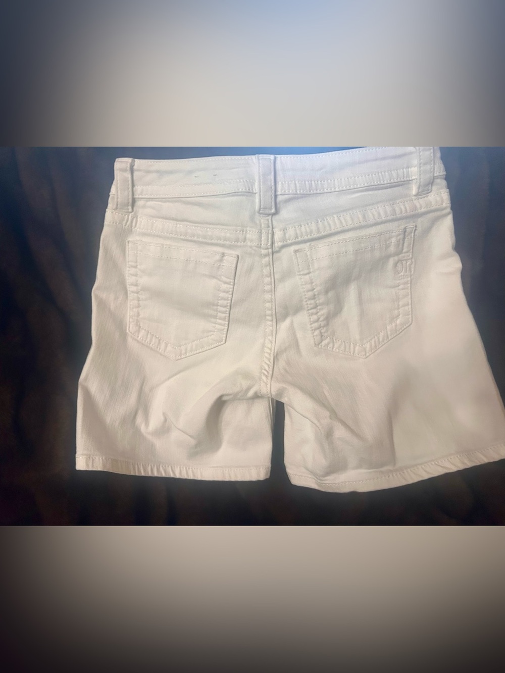 Miss Me White Button-Fly Denim Shorts - Picture 2 of 3